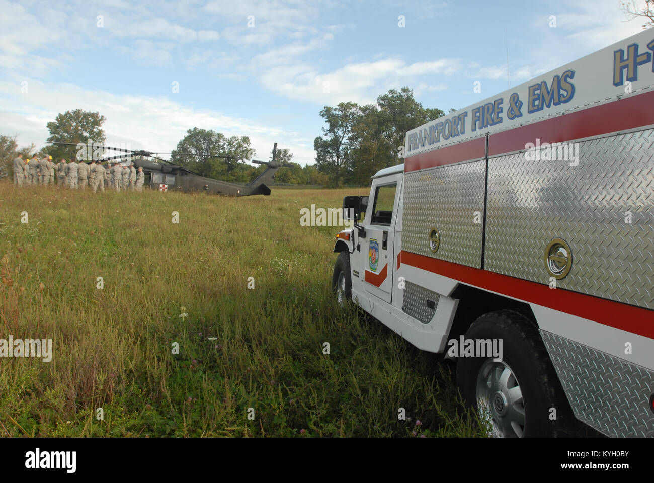 Frankfort Fire and Emergency Medical Services supports Kentucky Army