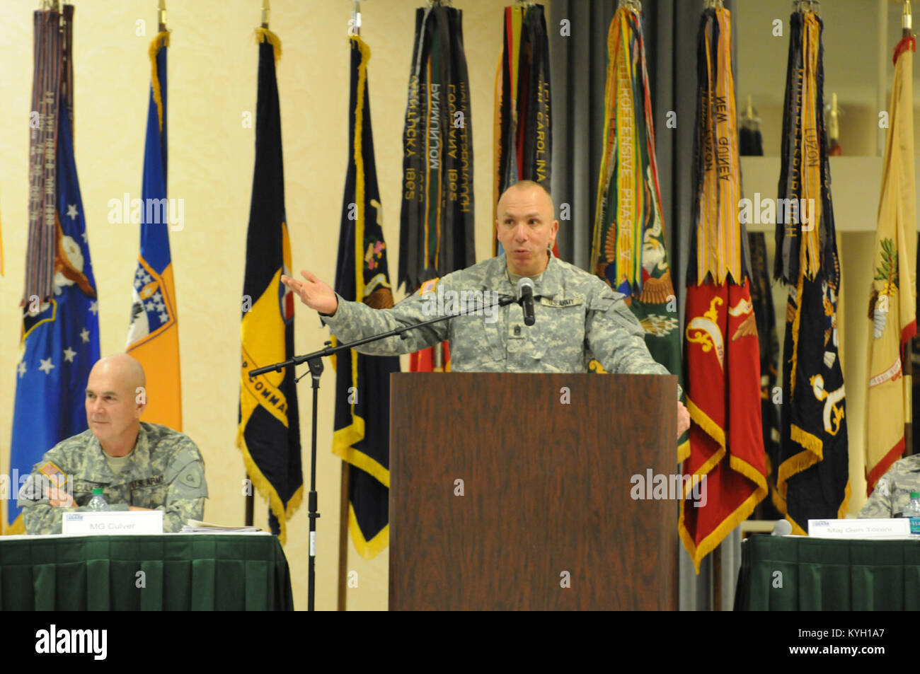 US Army National Guard conference and display Stock Photo Alamy