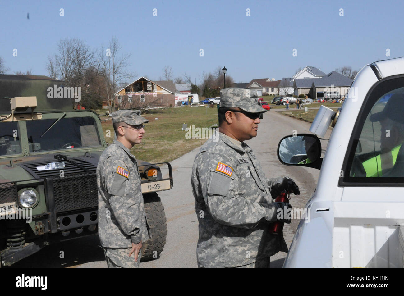 Members of Charlie Battery, 2/138th Fires Brigade were called to