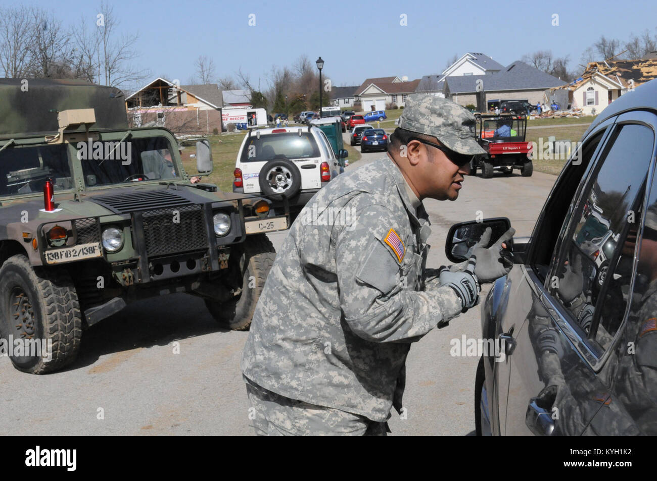 Members of Charlie Battery, 2/138th Fires Brigade were called to