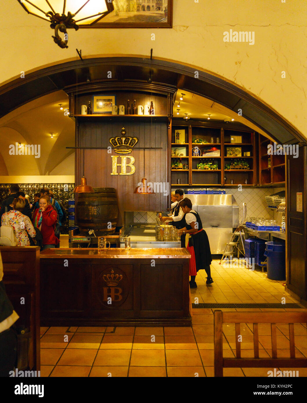 Hb Hofbraeuhaus Hofbrauhaus Munich Stock Photos Hb Hofbraeuhaus