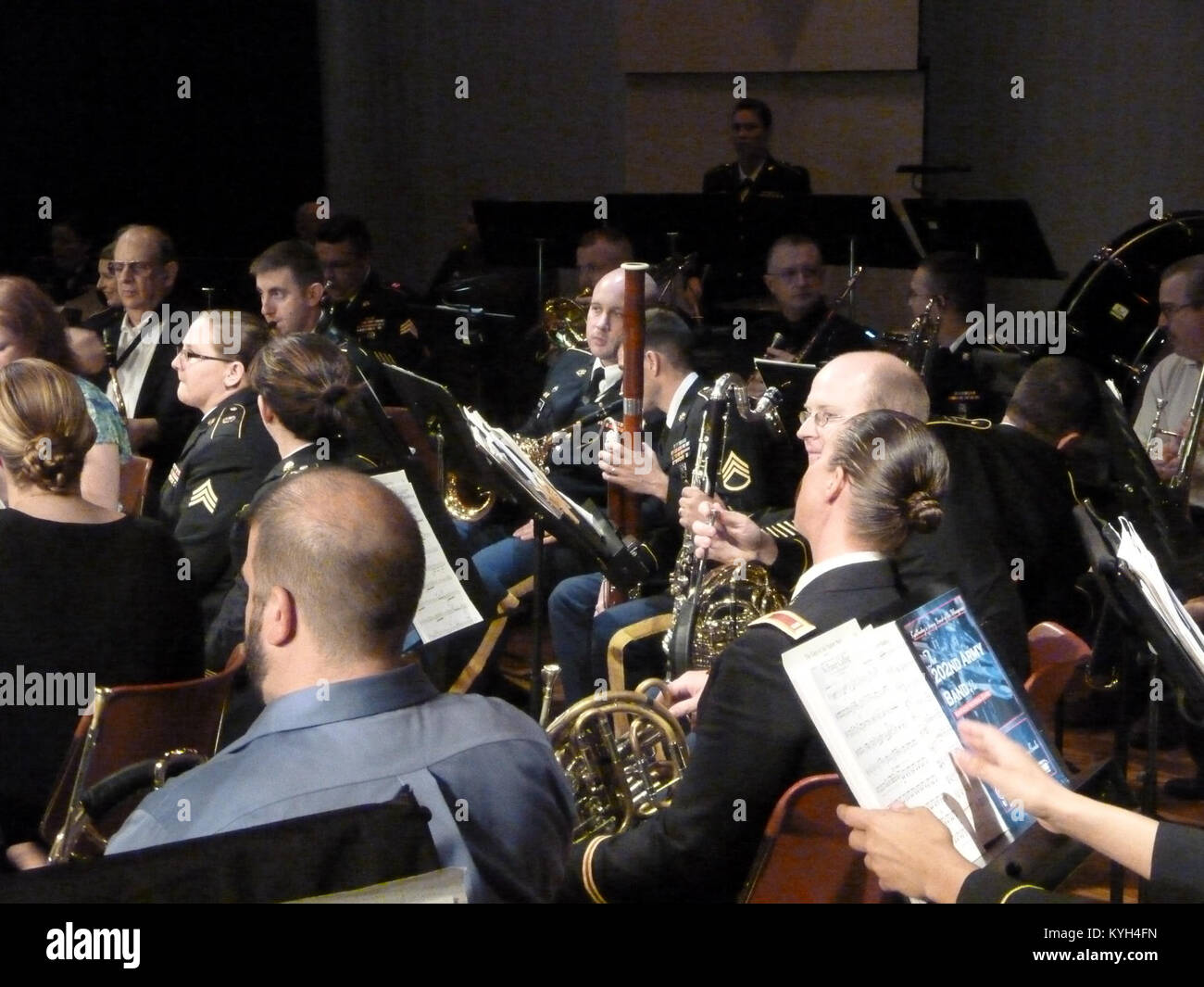 US military band concert Stock Photo Alamy