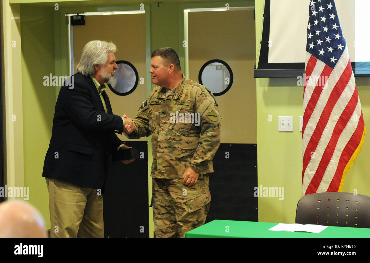 Col. Bob Hayter, Commander of the Kentucky National Guard's