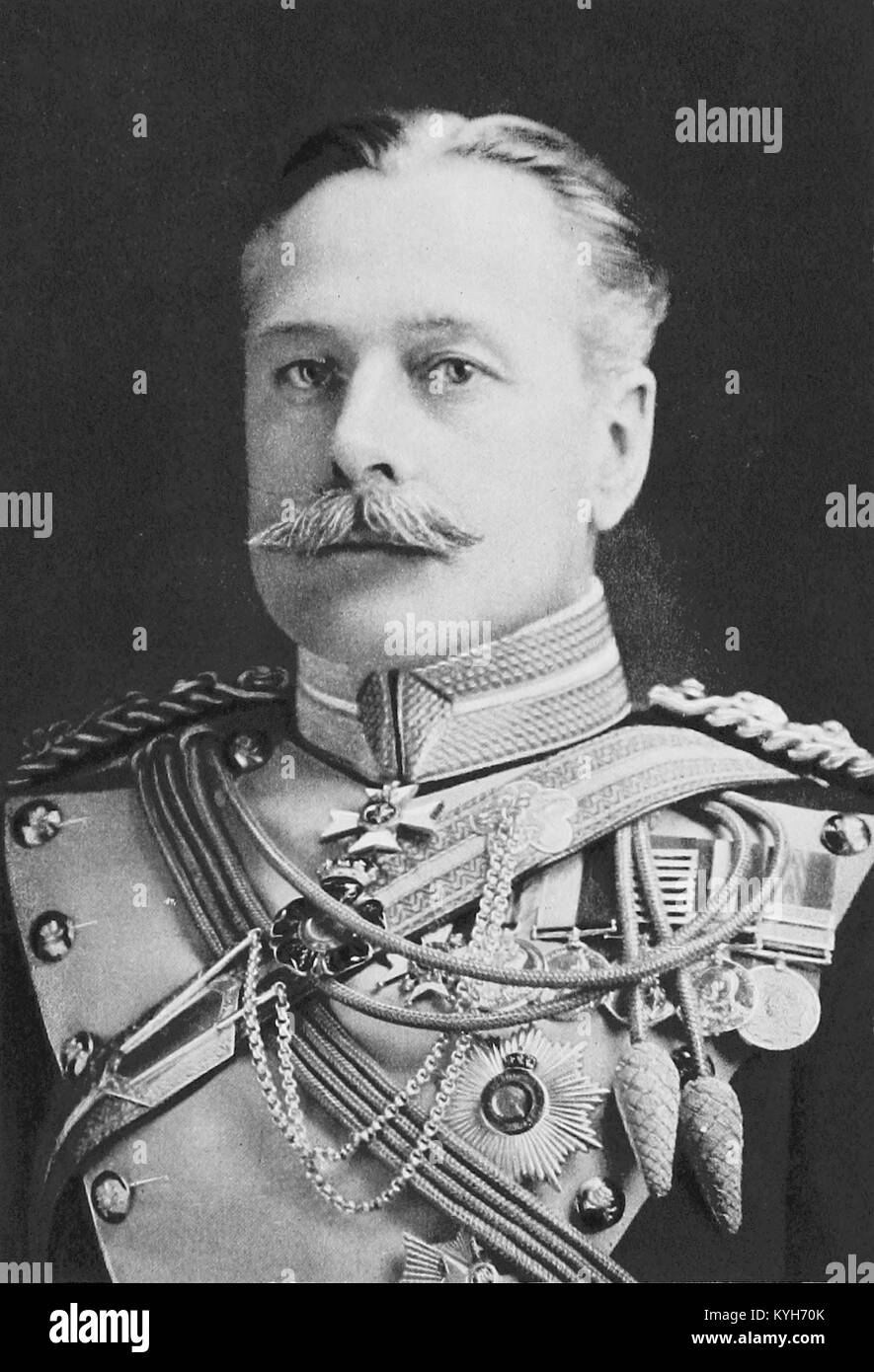 Field Marshal Douglas Haig, 1st Earl Haig, senior officer of the British Army Stock Photo