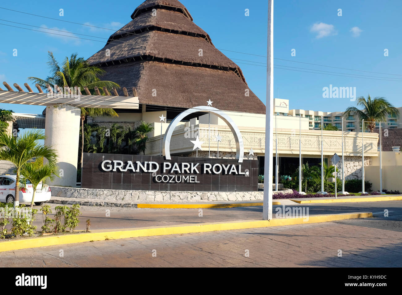 Grand Park Royal Hotel Cozumel, Mexico Stock Photo - Alamy
