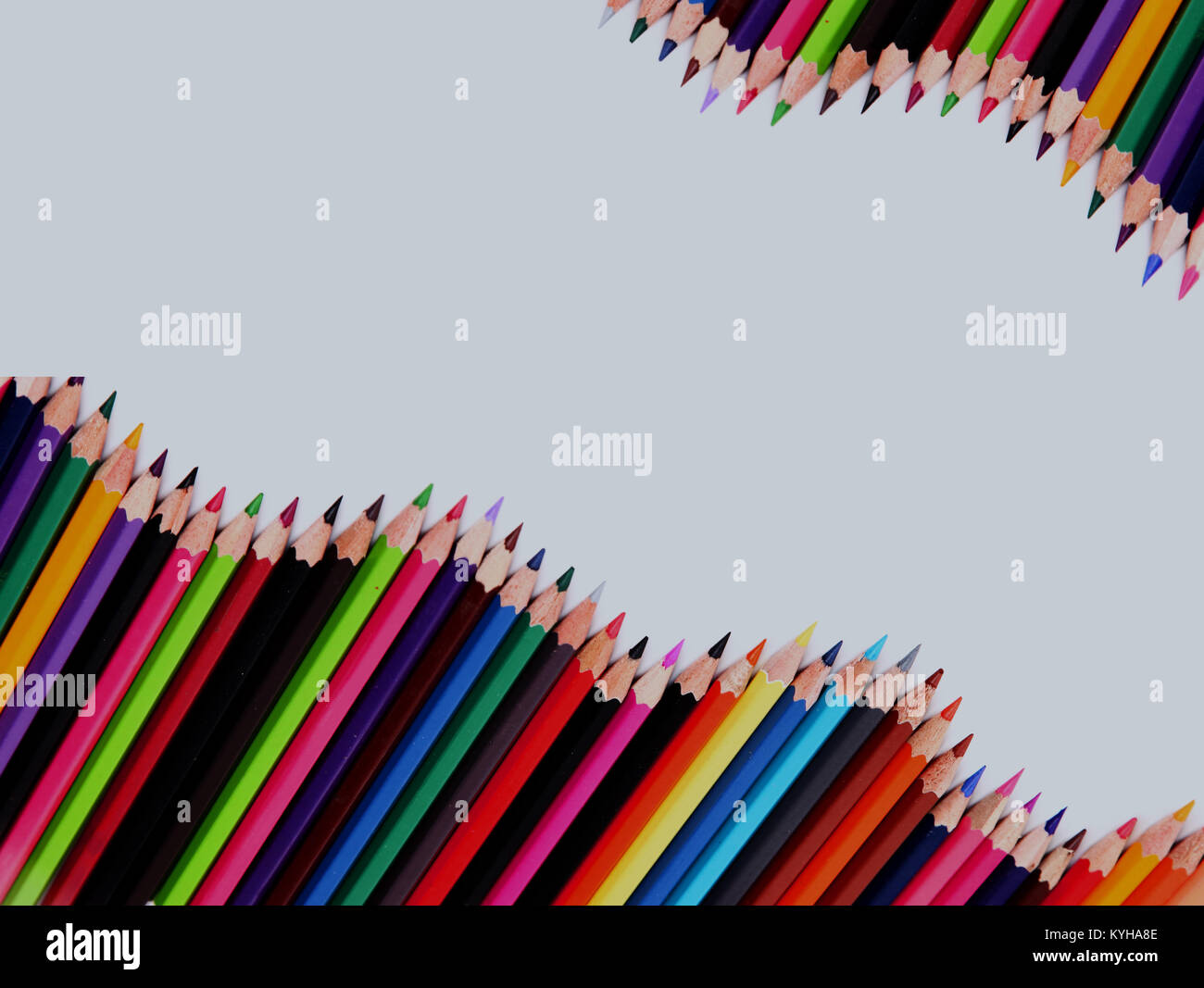 color pencil isolated on white Stock Photo - Alamy