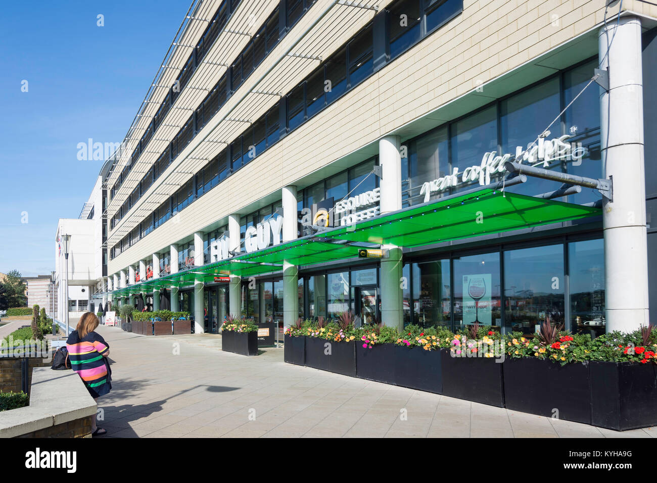 Civic Centre, The Water Gardens, College Square, Harlow, Essex, England