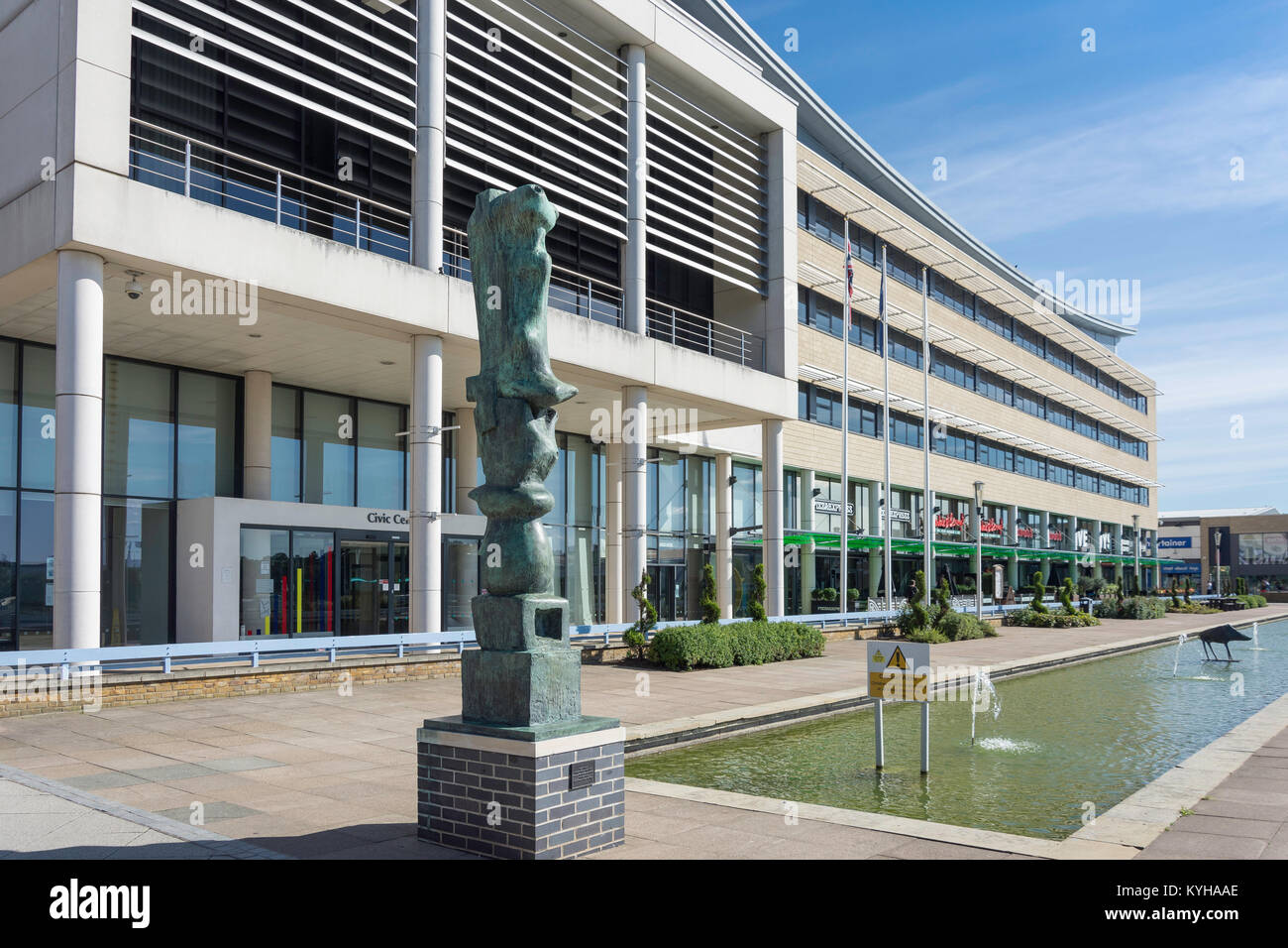 Fountain water gardens harlow essex hires stock photography and images