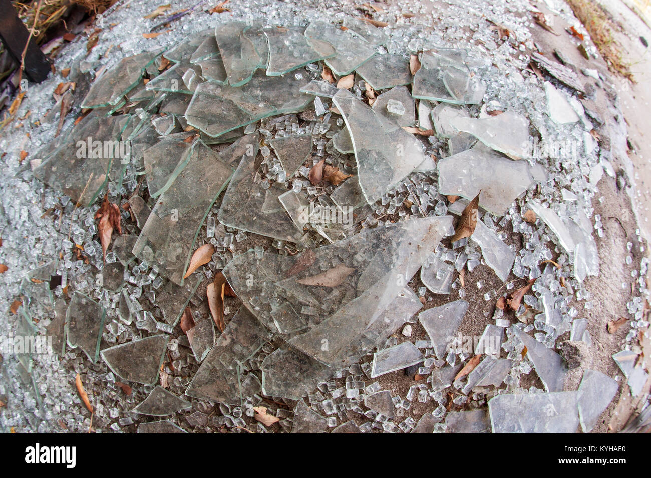 Broken glass pile hi-res stock photography and images - Alamy