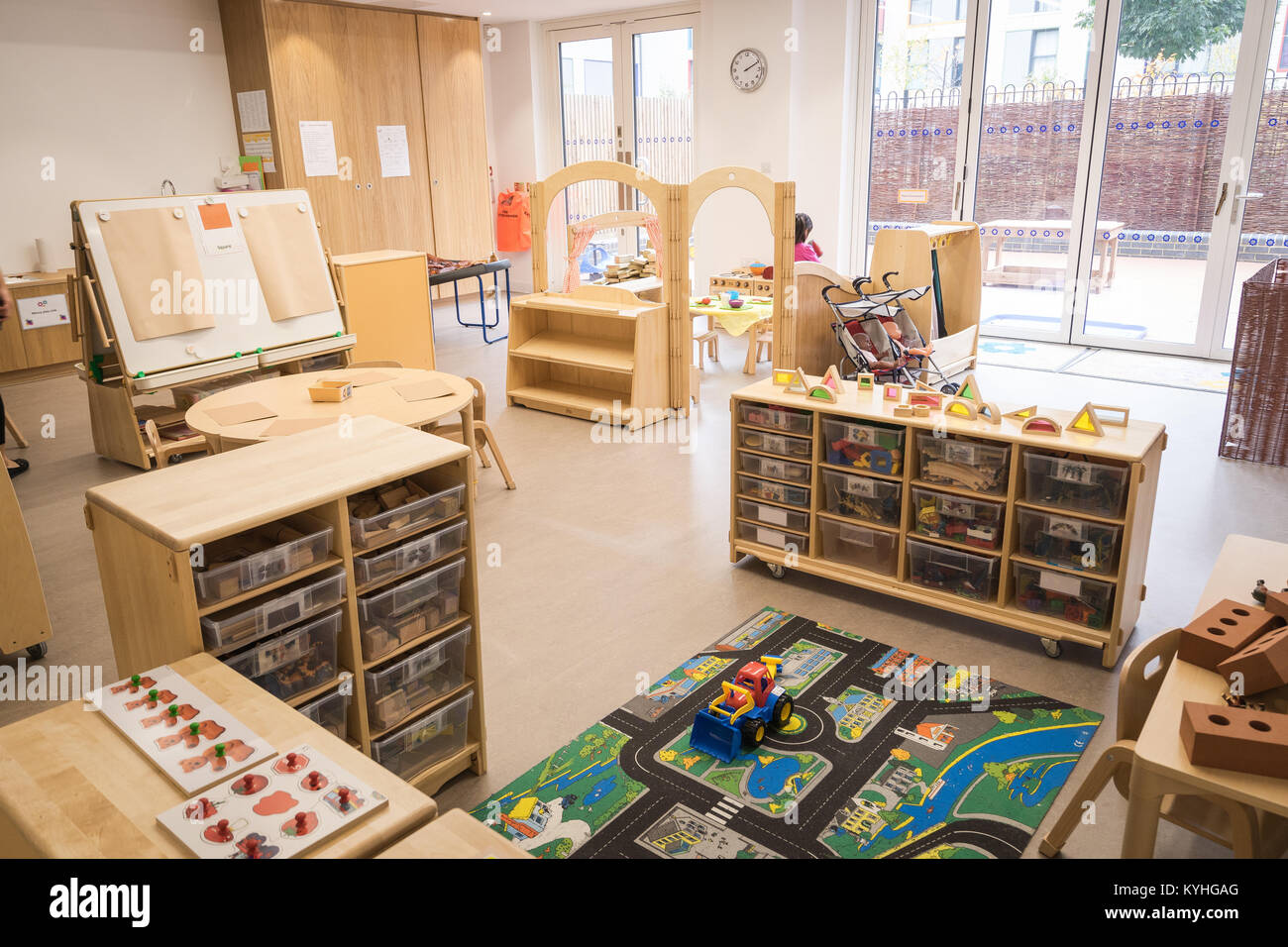 Preschool nursery, London Borough of Haringey UK Stock Photo