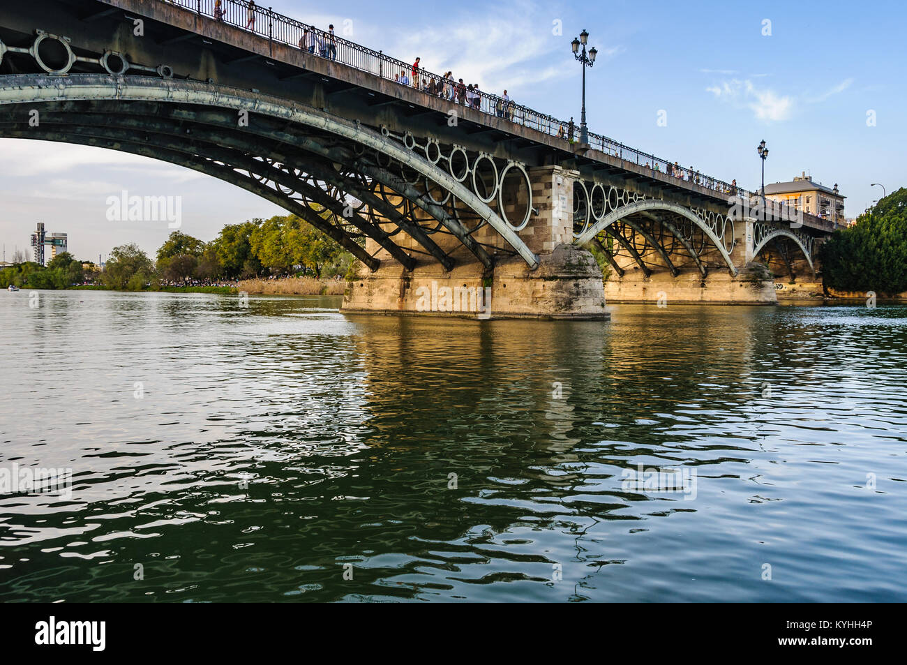 Sunset on triana bridge hi-res stock photography and images - Alamy