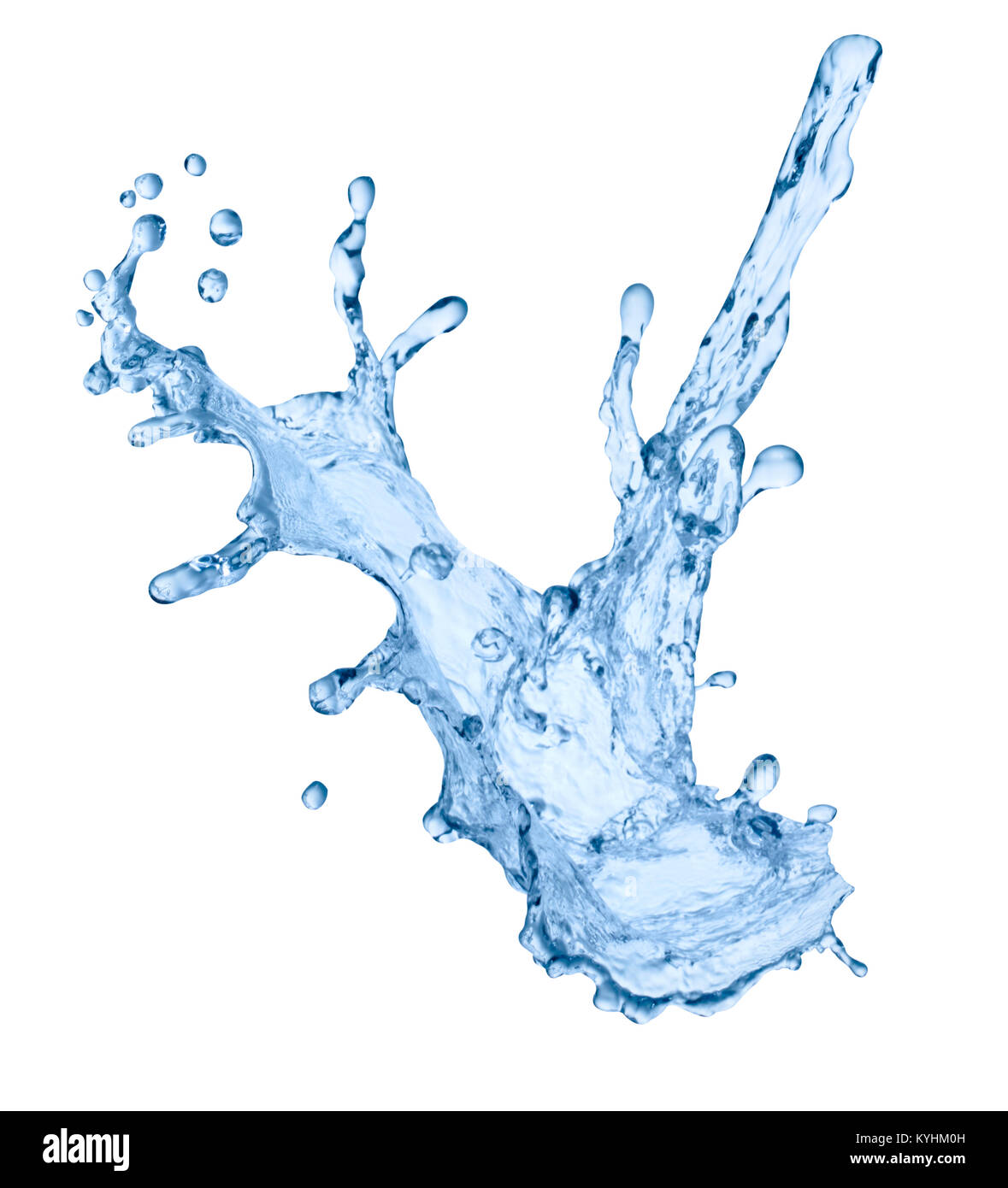 close up of a water wave on a white background Stock Photo - Alamy