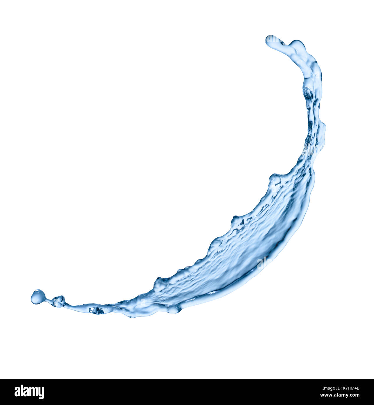 close up of a water splash on white background Stock Photo - Alamy