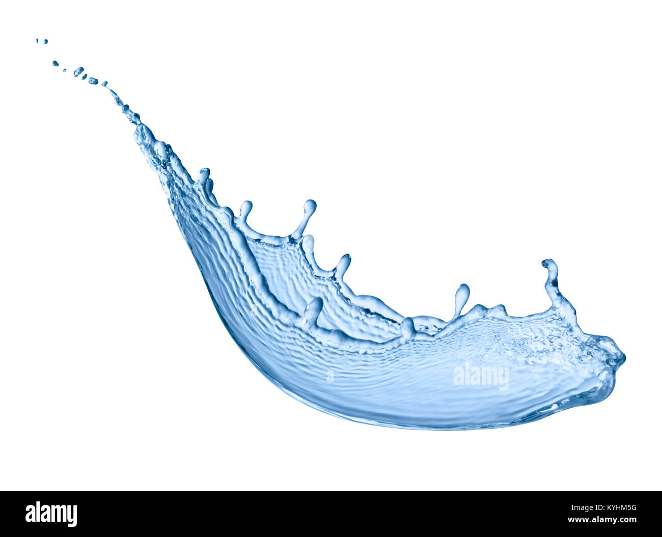 close up of a water splash on white background Stock Photo - Alamy