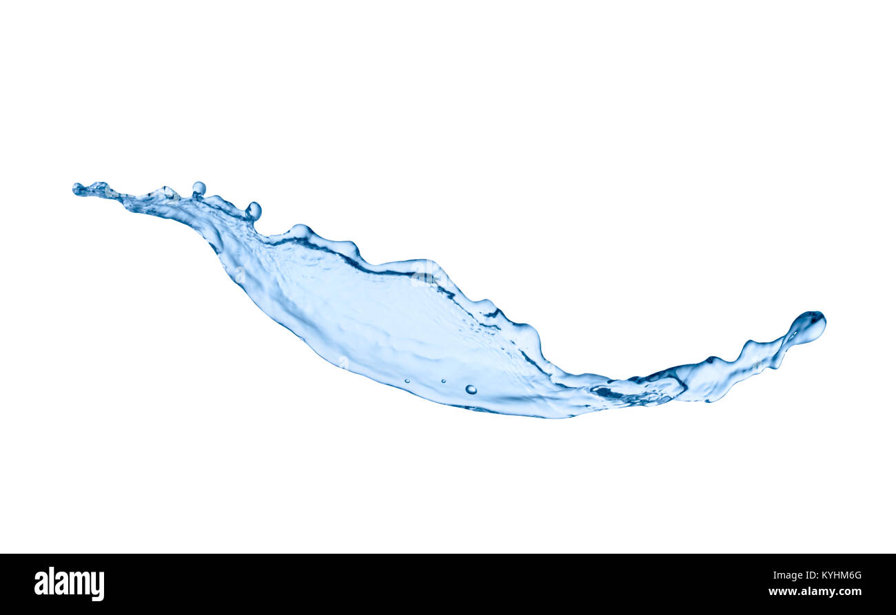 close up of a water wave on a white background Stock Photo - Alamy