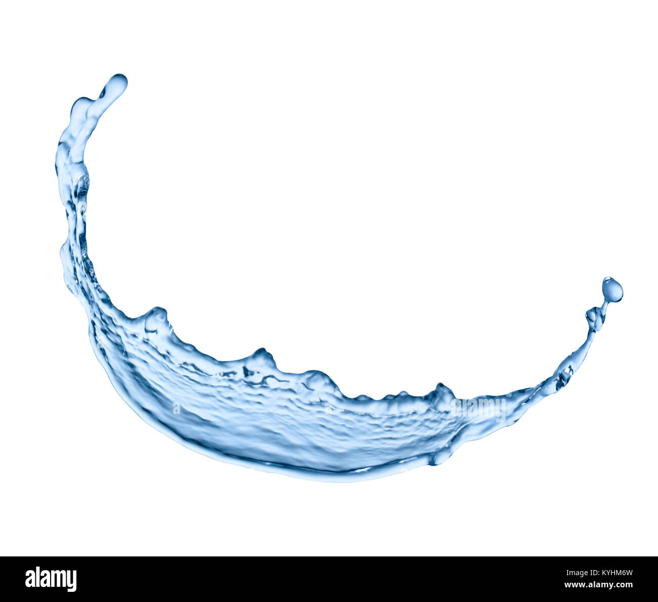 close up of a water splash on white background Stock Photo - Alamy