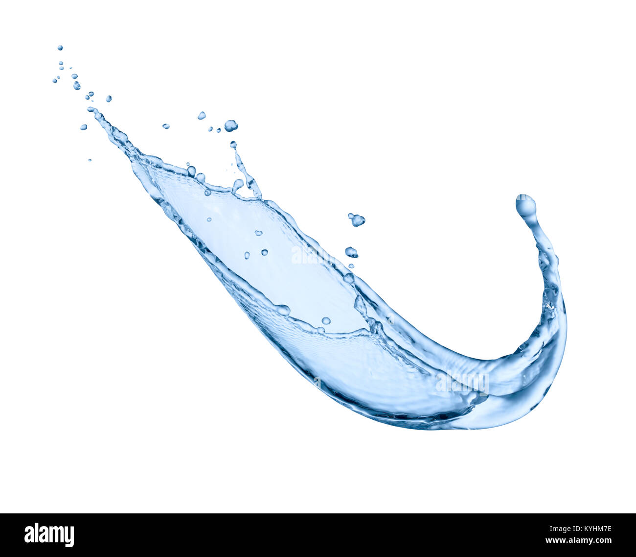 close up of a water splash on white background Stock Photo - Alamy