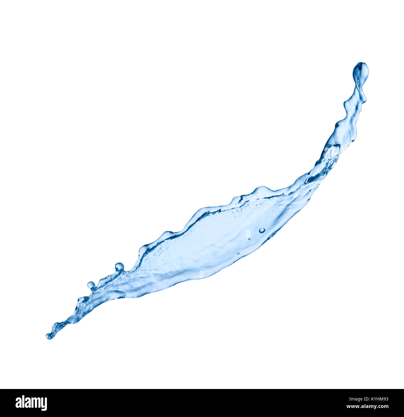 close up of a water wave on a white background Stock Photo - Alamy