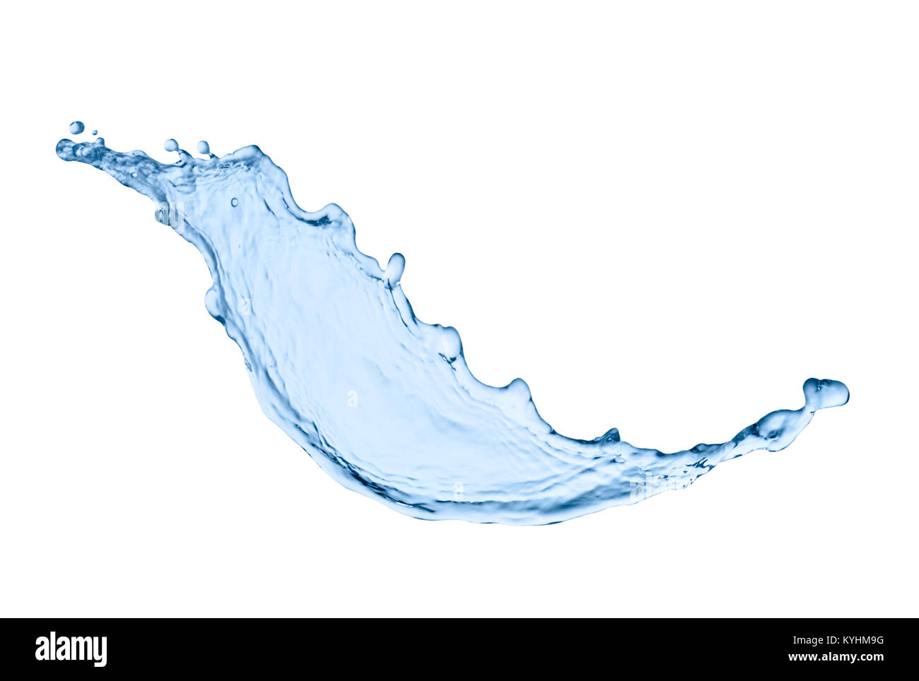 close up of a water splash on white background Stock Photo - Alamy