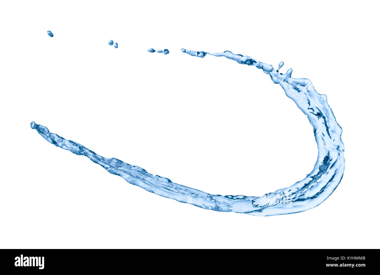 close up of a water splash on white background Stock Photo - Alamy