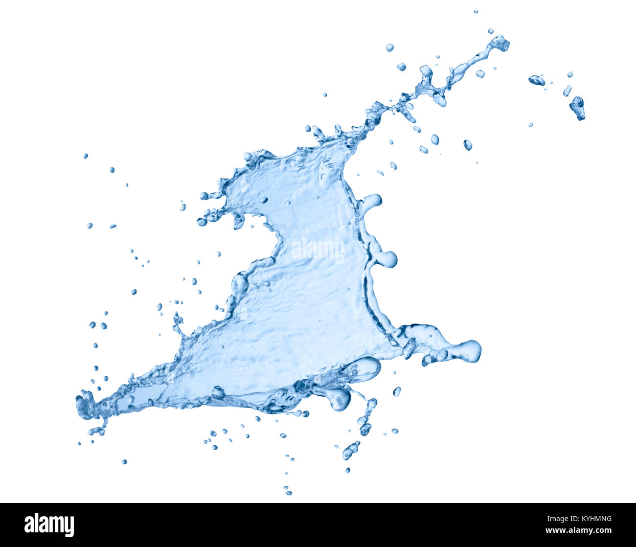 close up of a water splash on white background Stock Photo - Alamy