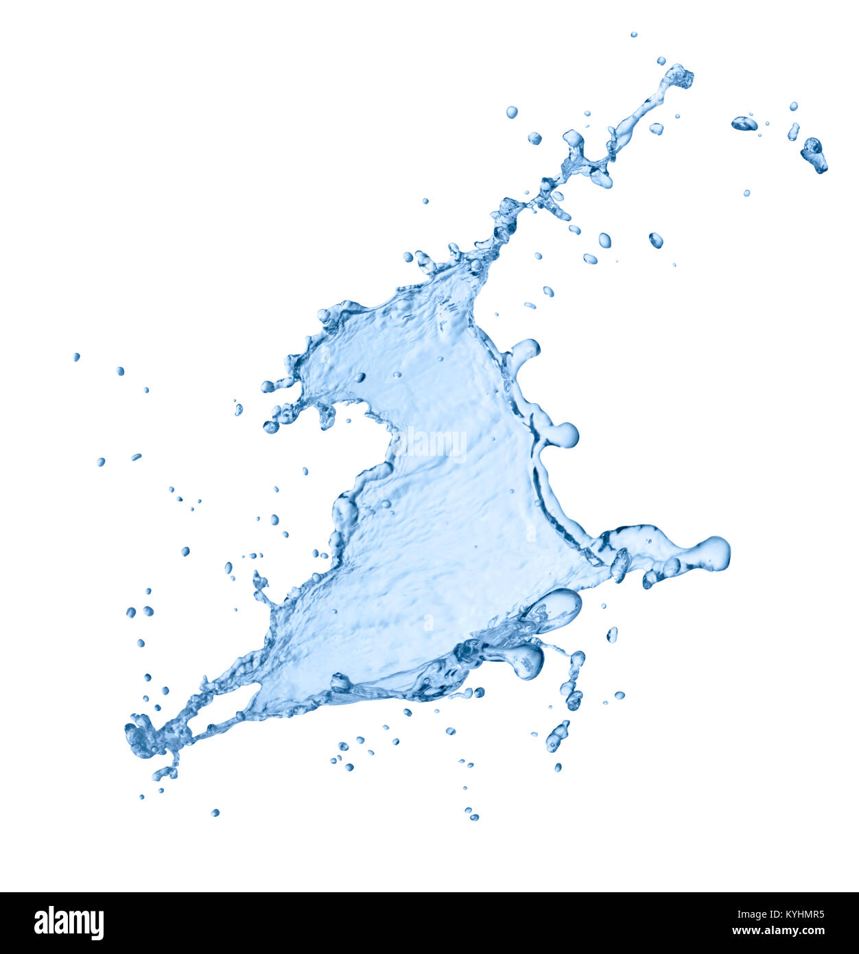 close up of a water splash on white background Stock Photo - Alamy