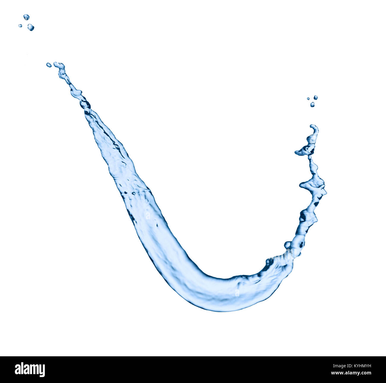 close up of a water splash on white background Stock Photo - Alamy