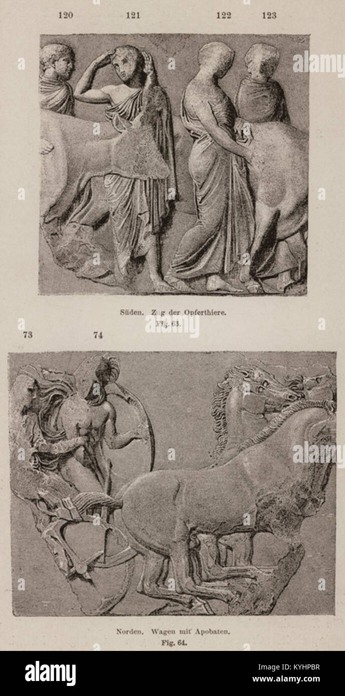 'The Procession of Sacrificial Animals' by Adolf Boetticher illustrates ...