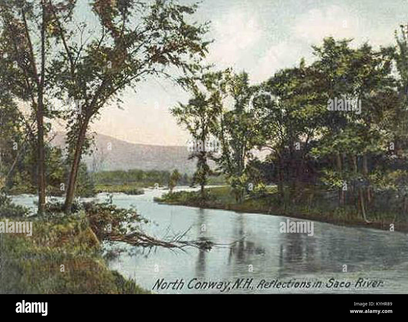Saco River, North Conway, NH Stock Photo Alamy