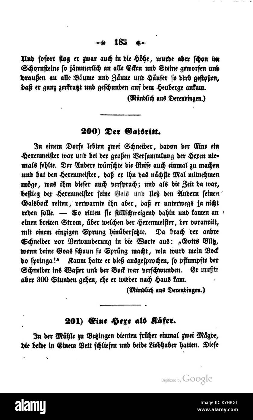 Sagen Sitten Gebrauche Meier 1852 183 Stock Photo 171880712 Alamy