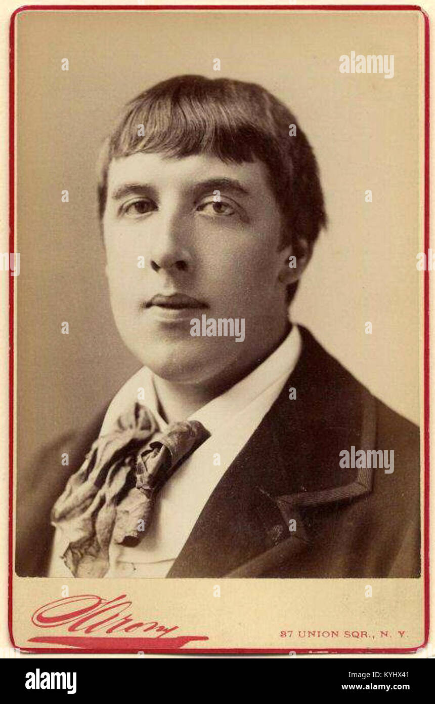 Sarony, Napoléon Oscar Wilde 1882 Stock Photo Alamy