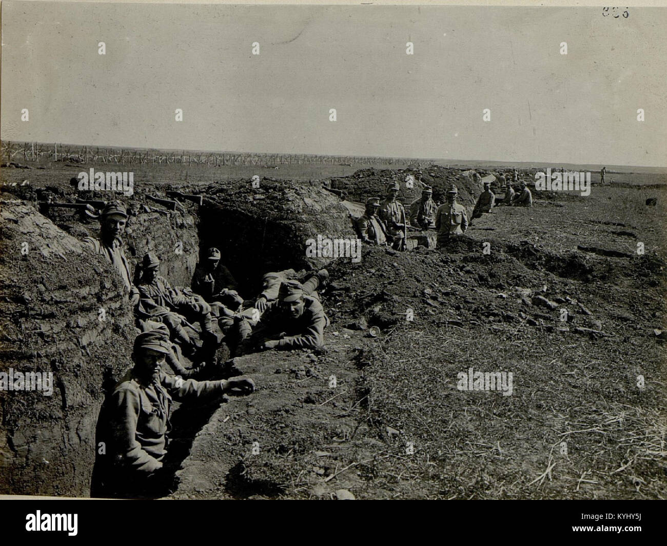 Schützengraben bei HIR.308 Kutozow (BildID 15524817) Stock Photo
