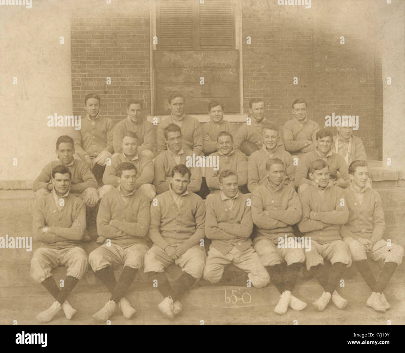 Scrub football team of Marion Institute, 1912 Stock Photo Alamy