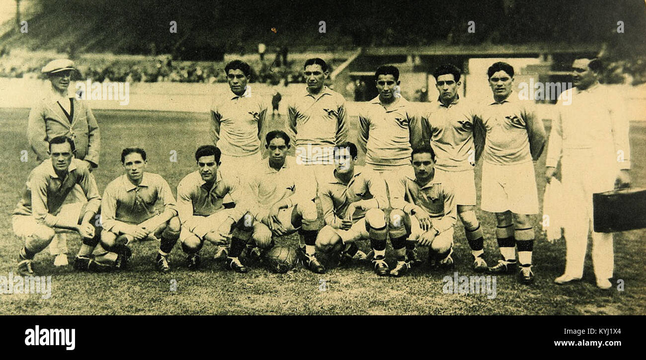 Selección de Chile en Ámsterdam 1928 Stock Photo Alamy