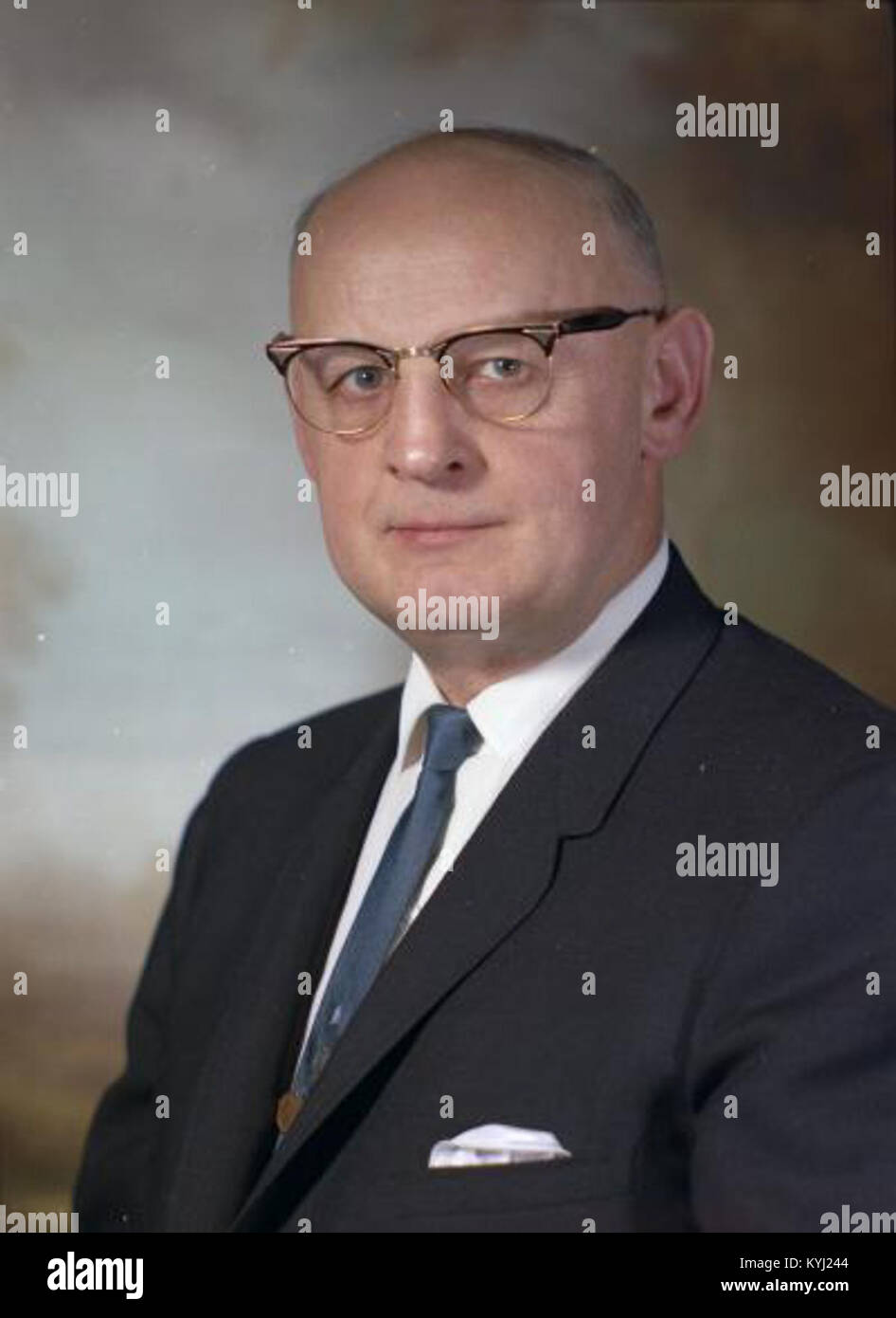Portrait of Senator George W. Kupka in 1967, depicting the American ...