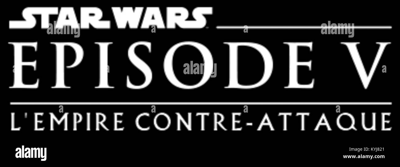 Star Wars, épisode V - L'Empire contre-attaque logo Stock Photo
