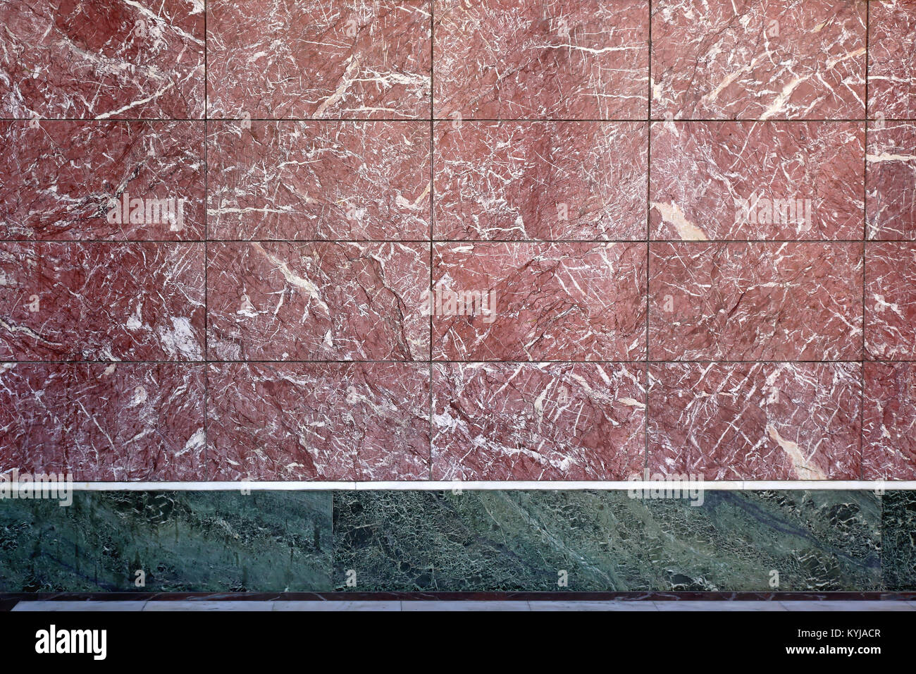 Luxury Marble Tile Wall in Burgundy and Green Stock Photo - Alamy