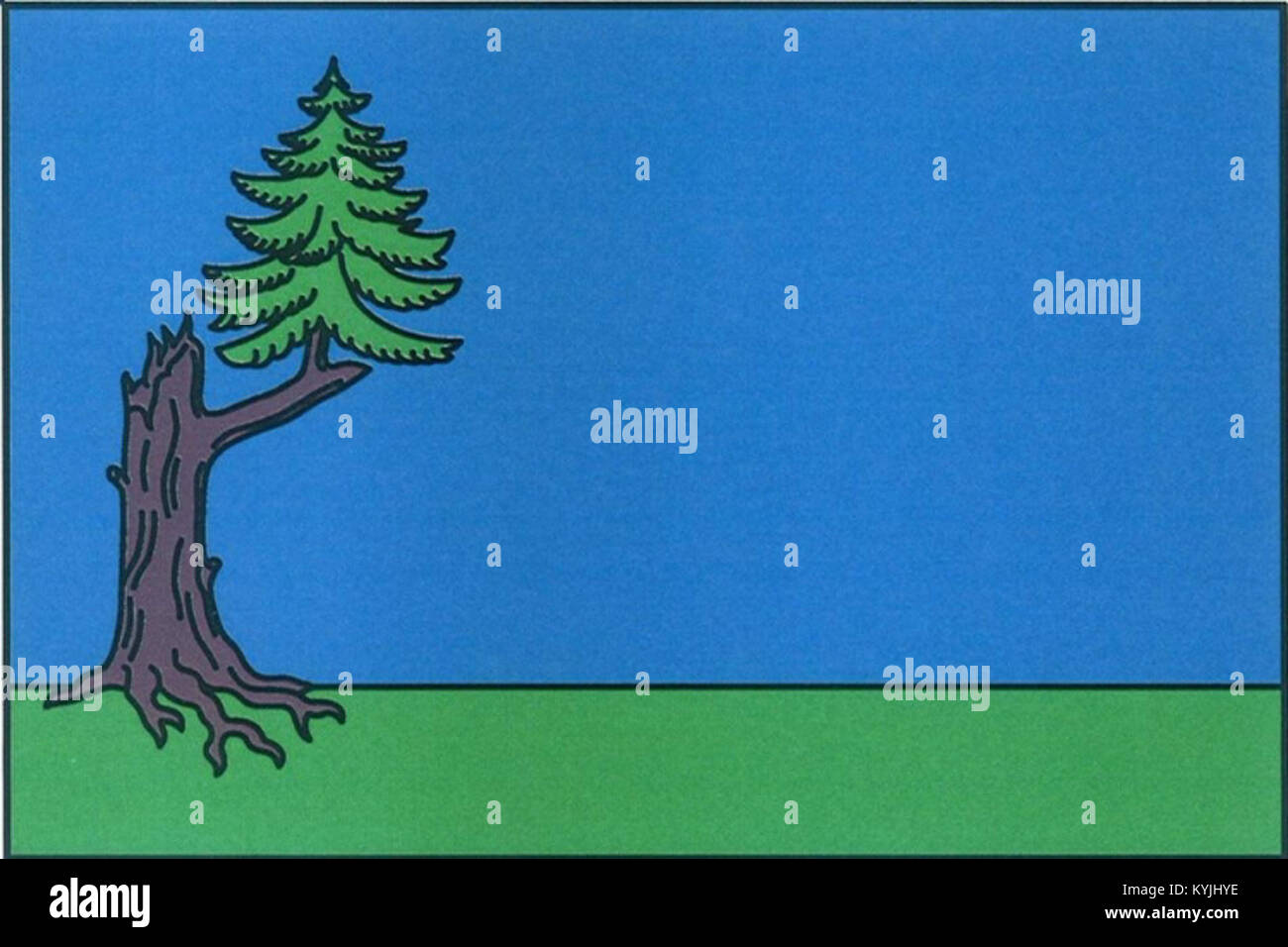 Suchdol (Kutná Hora District) vlajka Stock Photo Alamy