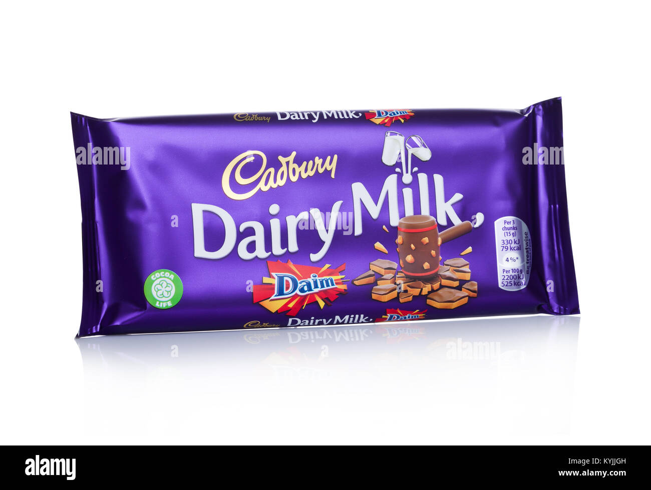 Dairy milk bubbly chocolate hi-res stock photography and images ...