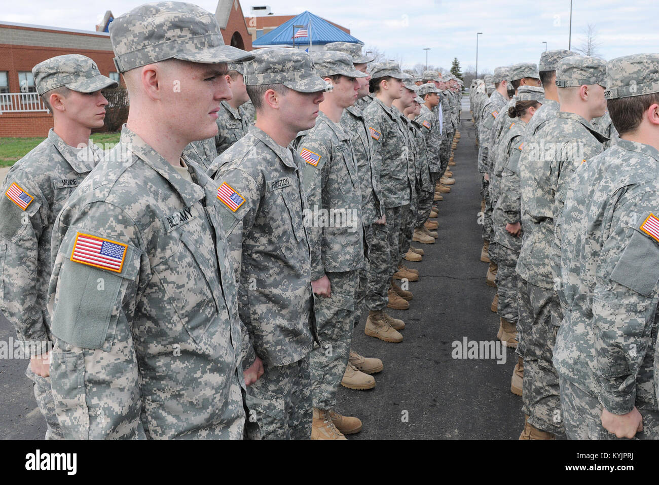 The Kentucky Army National Guard's newest recruits participated in a ...