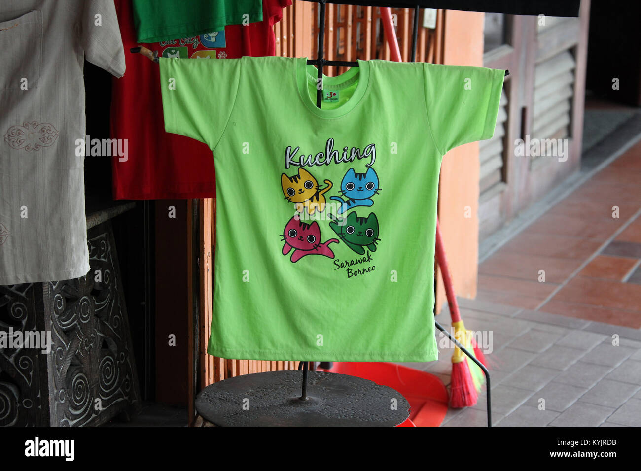 Souvenirs For Sale In Kuching Stock Photo 171902567 Alamy