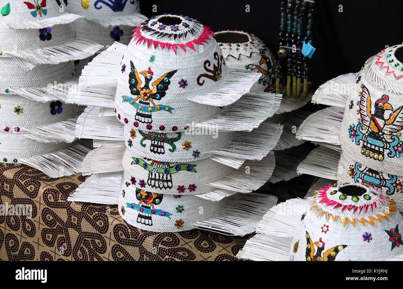 Souvenirs for sale in Kuching Stock Photo Alamy