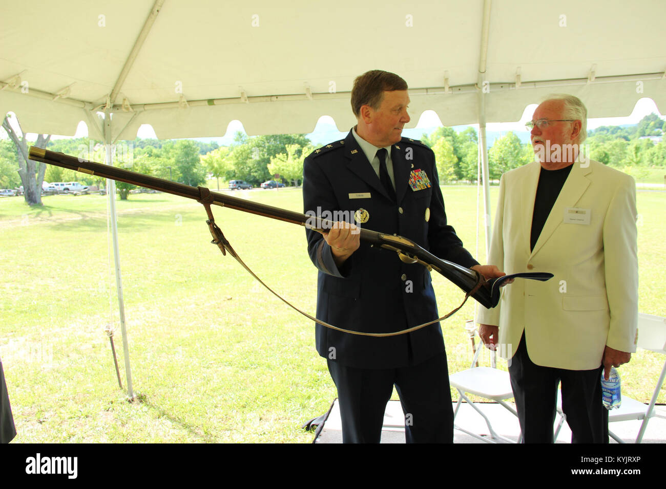 Kentucky National Guard Daniel Boone remembrance Stock Photo - Alamy
