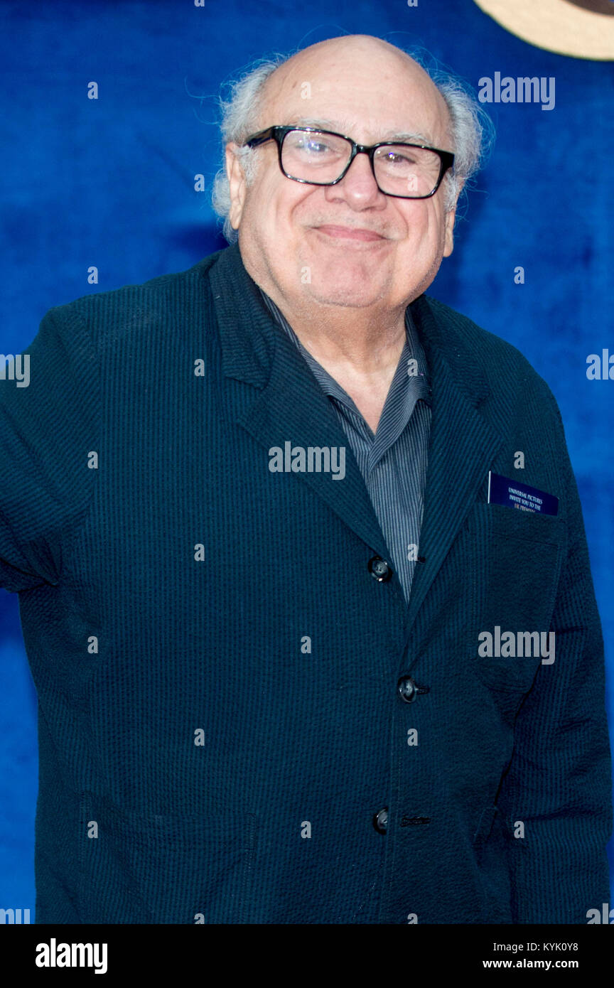 Danny DeVito at the 'Victoria & Abdul' UK premiere at Odeon Leicester Square on September 5, 2017  London, England. Stock Photo