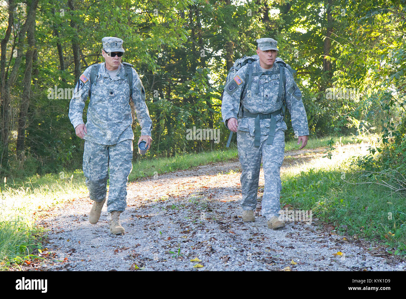 Kentucky National Guardsmen participated in a 22km buddy ruck march for ...