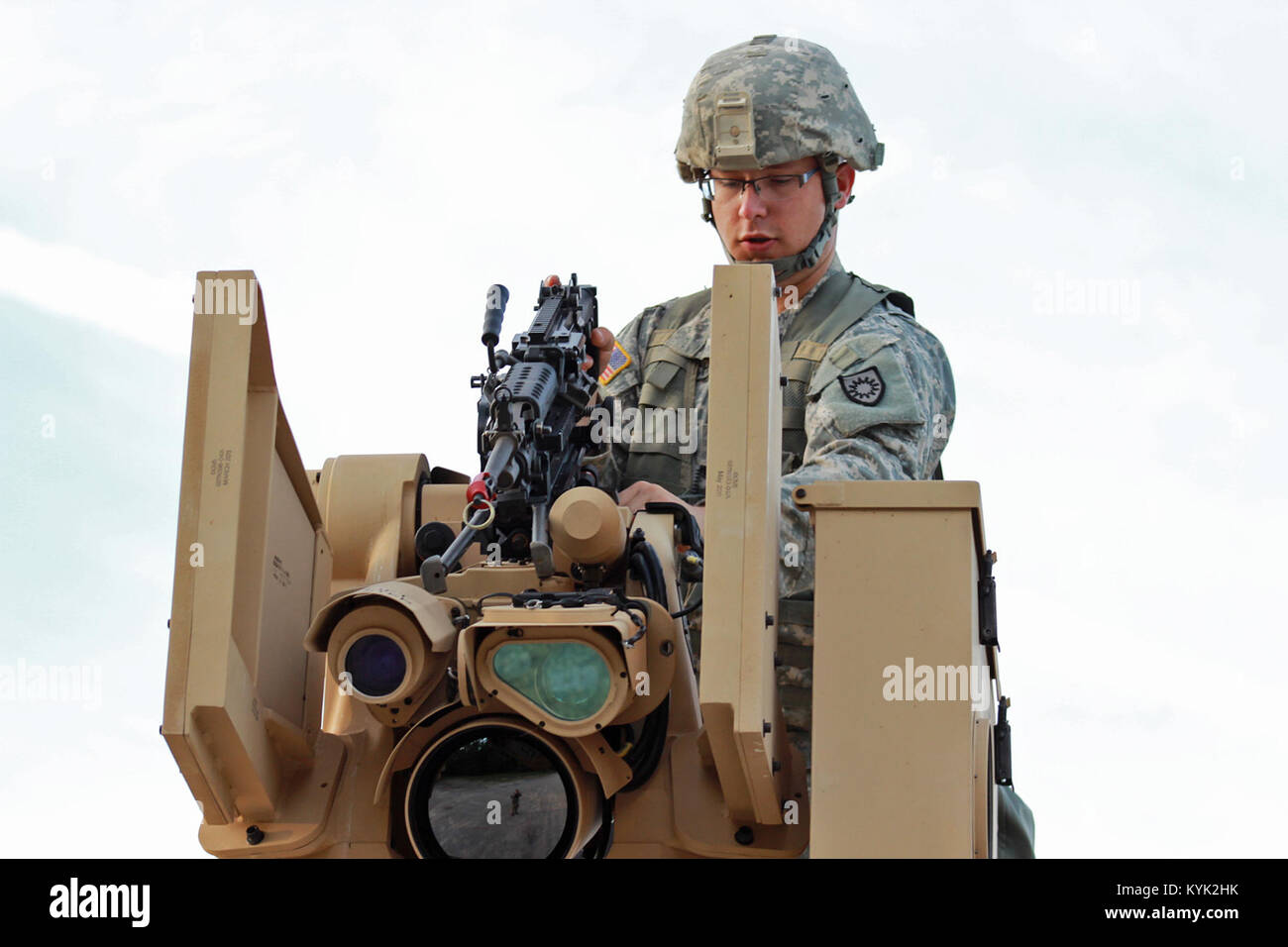 Spc. Jessie J. Crouch II, a Combat Engineer in the 206th Engineer ...