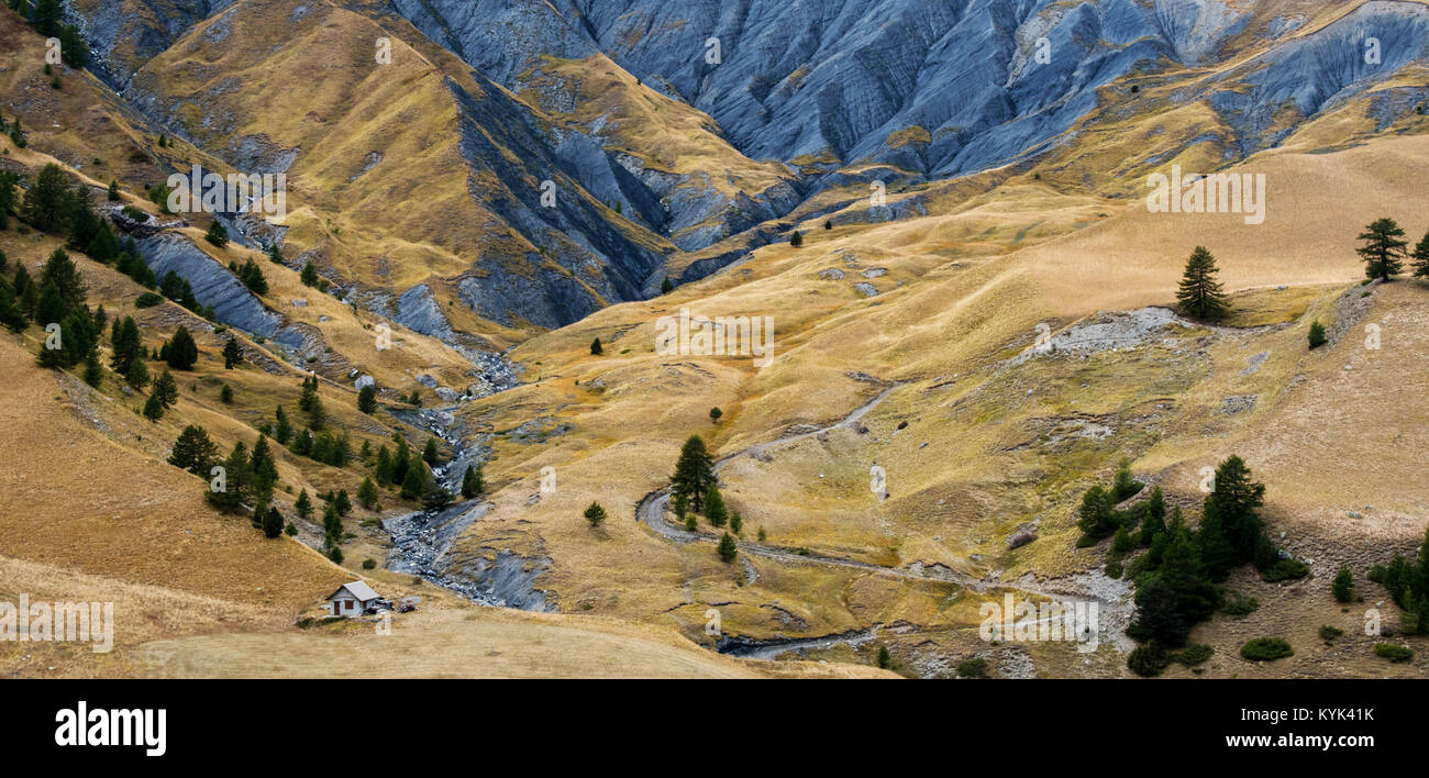 European Ravines Ravine de la Pelouni re next to the highest road in Europe north of Col ...