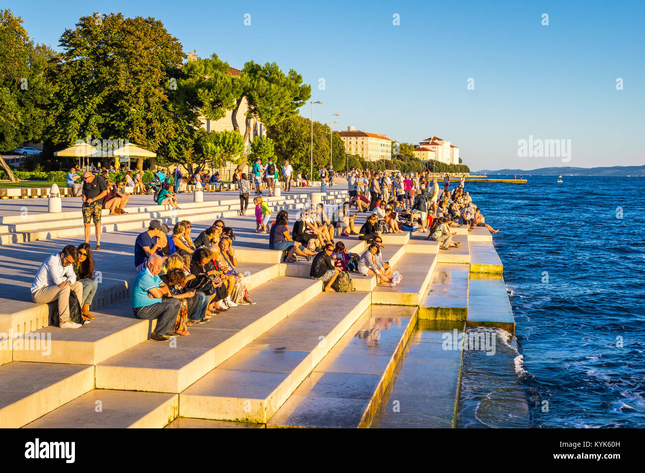 Summer in Zadar Stock Photo