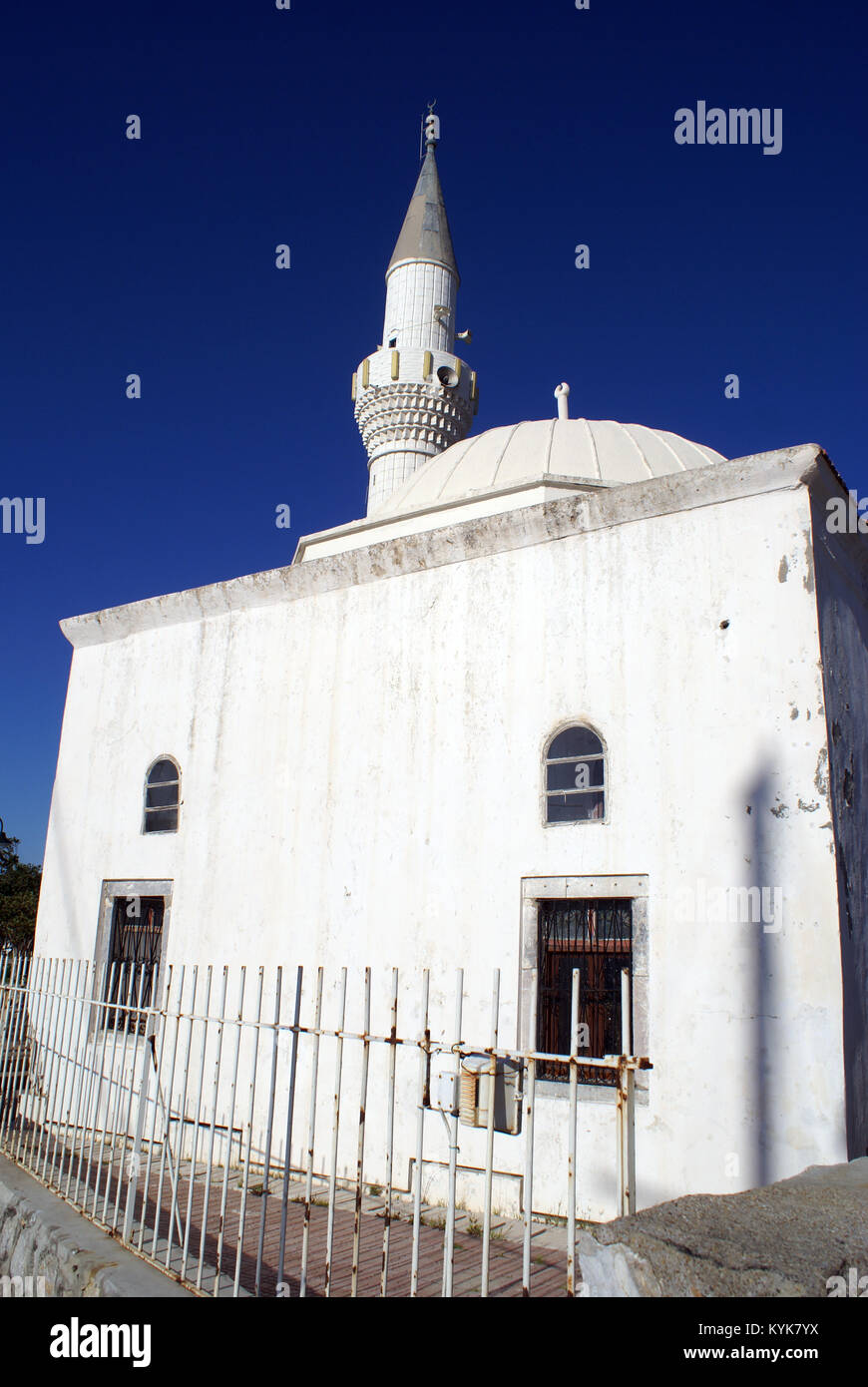 White old mosque on the seashore in Bodrum, Turkey Stock Photo Alamy