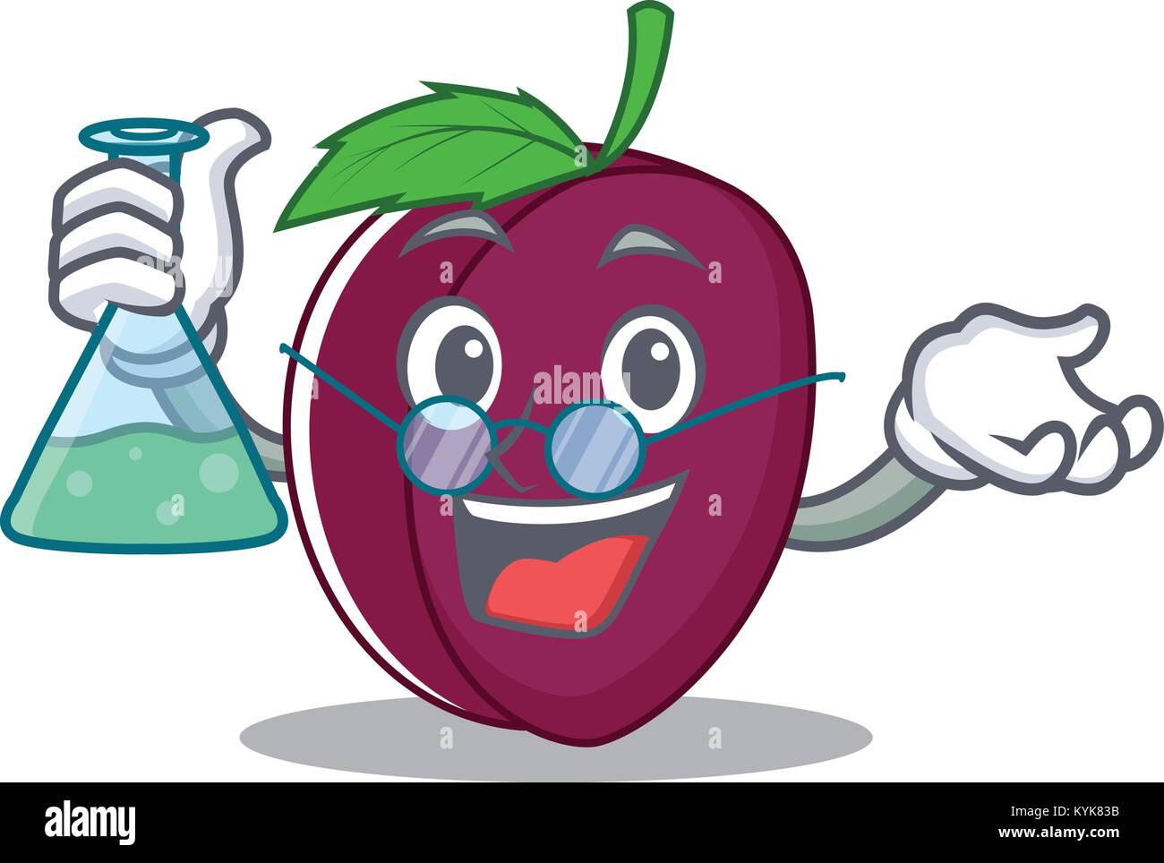 Professor plum character cartoon style Stock Vector Image & Art Alamy